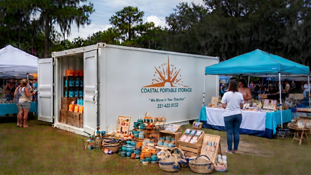 Coastal Portable Storage at a community event